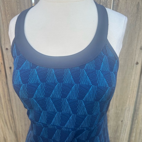 Tek Gear racer back active blue dress size M - Picture 3 of 8